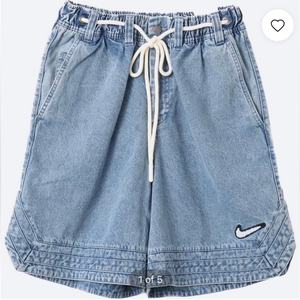 Nike Force Denim Shorts - Large